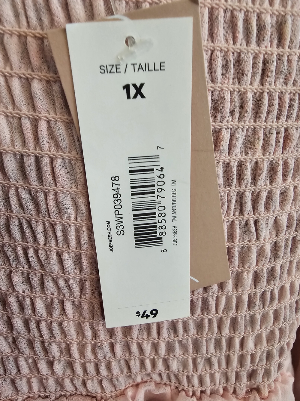 Joe Fresh Roxy Earle Floral Smocked Mini Dress - Picture 6 of 7
